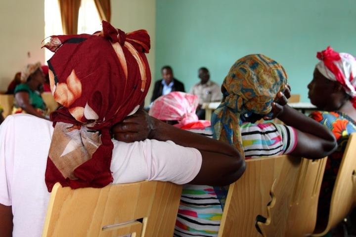 Some of the beneficiaries of the TFV’s assistance programme in the Democratic Republic of Congo  