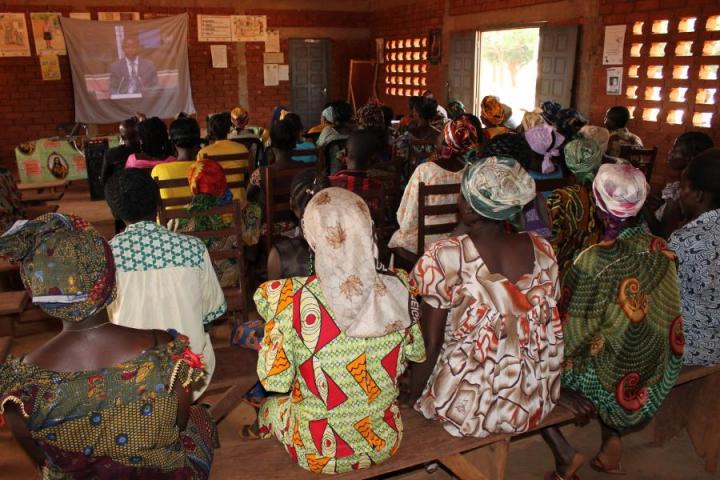 women listening